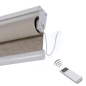 Điện Venetian Blackout Blind Motor Phòng Họp Rèm Cửa Có Động Cơ Con Lăn Mành