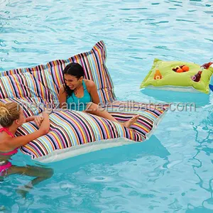 防水浮动躺椅织物豆袋盖游泳池浮动