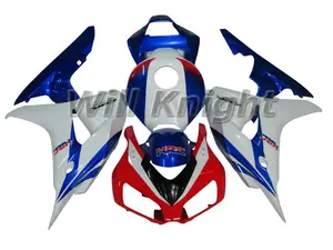 Cho Honda CBR1000RR <span class=keywords><strong>CBR</strong></span> 1000RR 2006 2007 tiêm khuôn fairing Kit màu xanh trắng đỏ - Product Image 1