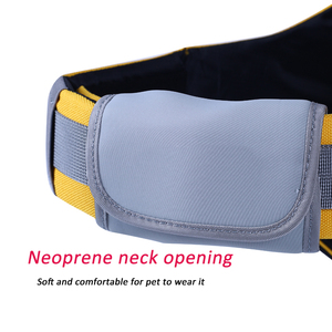 Chaqueta de la vida del perro del animal doméstico de la natación reflectante ajustable de la manera, chaleco del perro que ahorra la capa del flotador, chaleco salvavidas del perro de la seguridad del verano - Product Image 3