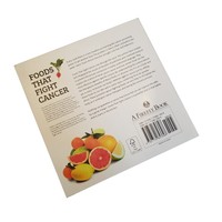 Livre de recettes d'impression de livre de nourriture à couverture souple de couleur personnalisée en usine/livre de recettes/impression de menus