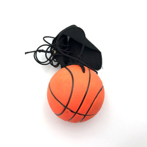 Ballon rebondissant avec ficelle, nouveau design, jouet pour enfants, ballon en caoutchouc rebondissant, jouet en caoutchouc de haute qualité, ballon de basket promotionnel - Product Image 1