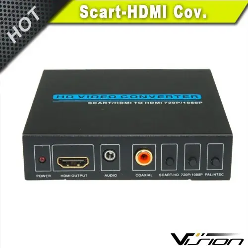 Bộ Chuyển Đổi Kết Nối Bộ Chuyển Đổi Video SCART + HDMI Sang HDMI 720P 1080P HD