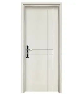 Venta superior Puerta de baño decorativa HSB-02 Puerta de WPC en Guangzhou