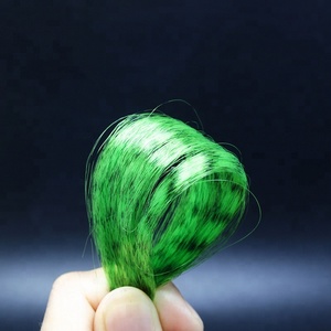 12 colori Fiber Sintetiche di Zebra Mette a Nudo Vene Pseudo Fiber Dei Capelli Nero Sbarrate Fly Tying Materiali - Product Image 3