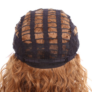 Parrucca sintetica ad alta densità di pizzo marrone <span class=keywords><strong>chiaro</strong></span> naturale <span class=keywords><strong>capelli</strong></span> Cosplay senza colla per donne nere/bianche - Product Image 6