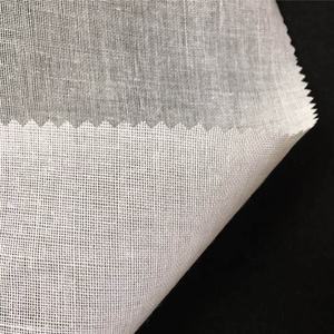 Dệt Dây thắt lưng nung chảy <span class=keywords><strong>interlining</strong></span> cổ áo màu trắng nóng chảy <span class=keywords><strong>interlining</strong></span> cho quần - Product Image 3