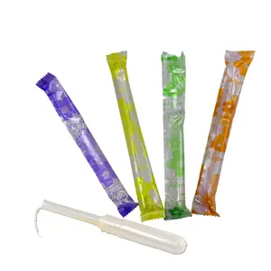 Großhandel Einweg Perlen Applikator Tampons Mini/Regular/Super Sanitär Tampon für Frauen zum Verkauf