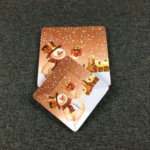 Petite <span class=keywords><strong>assiette</strong></span> plate en plastique pour <span class=keywords><strong>dessert</strong></span> <span class=keywords><strong>de</strong></span> noël - Product Image 2