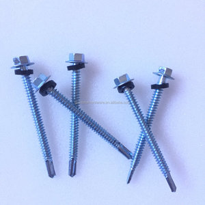 Hex head vít tự khoan với EPDM máy giặt hoặc cao su máy giặt với dài drlilling điểm - Product Image 3