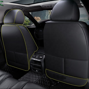 Áo bọc ghế ô tô da cao cấp chống trơn trượt, chống thấm nước, kèm gối tựa - Product Image 4