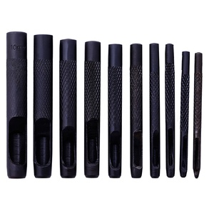 Perforadora de cuero de 1-10mm, herramientas de Metal para artesanía de cuero, conjunto de agujeros, perforación hueca, cinturón - Product Image 6