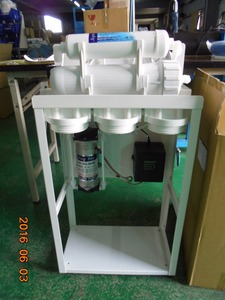 Filtre à eau électrique en plastique à osmose inverse 5 étapes 400G de fabrication taïwanaise avec boîtier de 20 pouces pour hôtels, foyers et usage extérieur - Product Image 2