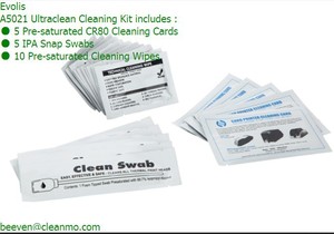 evolis ultraclean kit <span class=keywords><strong>de</strong></span> nettoyage propre acl004 carte t - Product Image 2