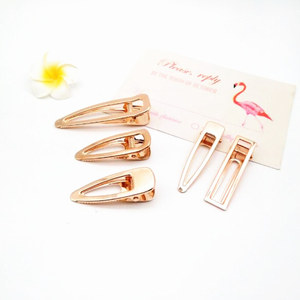 Barrettes pour <span class=keywords><strong>cheveux</strong></span> en alliage de canard, pinces à <span class=keywords><strong>cheveux</strong></span>, haute qualité, lapin, cœur, métal, pour filles, vente en gros, 5/100 pièces - Product Image 2