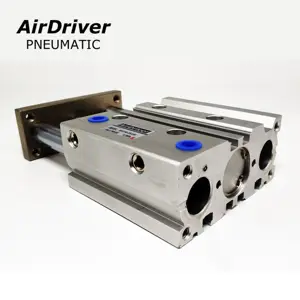 Pneumatic Series Cylinder Compact Guide Pneumatic Cylinder MGP Series Double Acting Air Cylinder