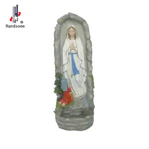 maria statua religiosa polyresin vergine di Lourdes signora