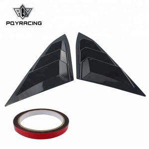 Rear <strong>Window</strong> Quarter Side <strong>Vent</strong> for Honda Civic 10th 2016 2017 Car-styling Parts <strong>Window</strong> Louvers Scoop Cover - Product Image 1