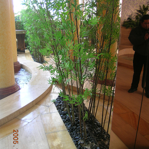 Hàng Rào Tre Nhựa Trang Trí Cây Nhân Tạo Trong Nhà Và Ngoài Trời Trang Trí Thực Tế - Product Image 3