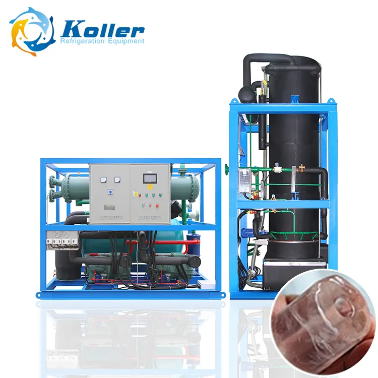 Koller Full Automatic Tube Ice Maker with Advanced Technology 20-tons/day