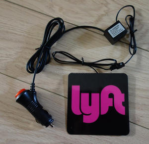 حار بيع! lyft اوبر el سيارة ملصقا - Product Image 5