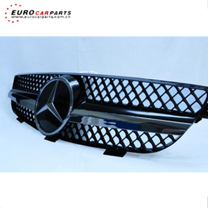 Auto Partie Calandre pour <span class=keywords><strong>MB</strong></span> 02 ~ CLK-CLASS <span class=keywords><strong>W209</strong></span> SL63 Look Style ABS Matériau Chrome - Product Image 4