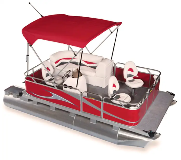 2022 New KinLife Mini Fishing Floating Pontoon Boats Aluminum Work Boats For 2/3/4 Person
