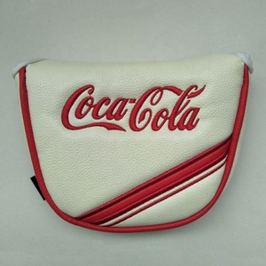 Hot Sales Red and White PU Golf Mallet <strong>Putter</strong> <strong>Cover</strong> with Cola Embroidery - Product Image 3