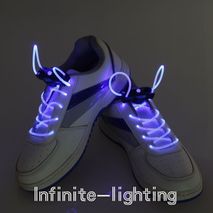 Đảng Cung Cấp Nylon Chống Thấm Nước Dây Giày Phát Sáng Nhấp Nháy <span class=keywords><strong>LED</strong></span> Phát Sáng Dây Giày - Product Image 2