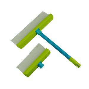 Longue poignée télescopique silicone <span class=keywords><strong>lave</strong></span>-auto nettoyage des vitres essuie-glace raclette lame d'élimination de l'eau avec connecteur - Product Image 4
