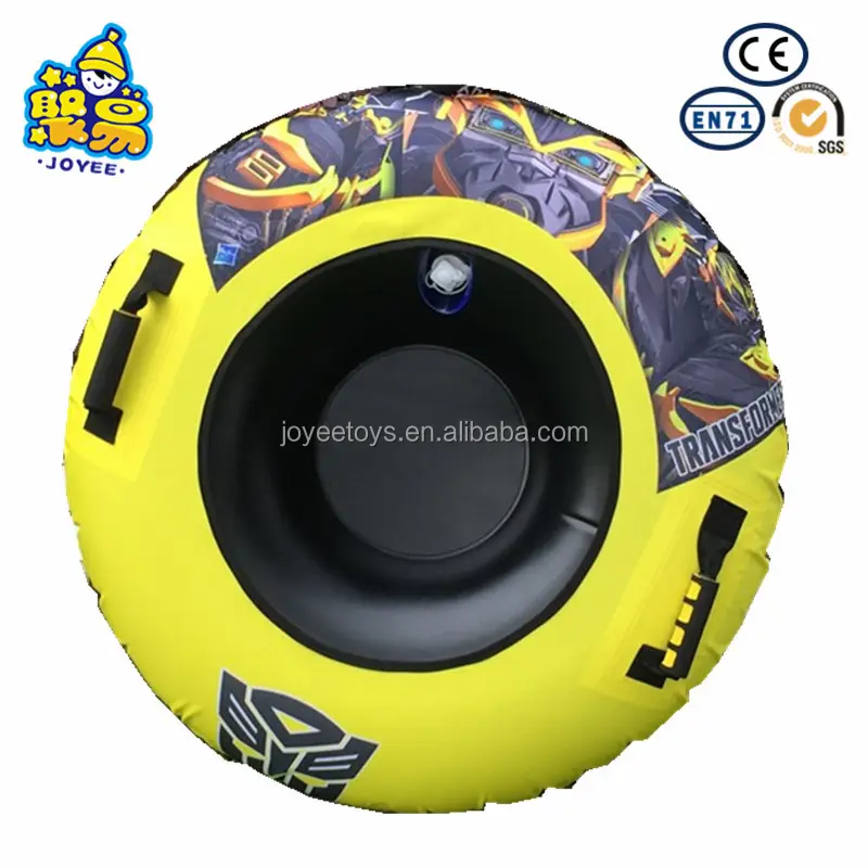 Буксируемые сани с твердым дном, Снежная труба для катания на лыжах, ручки, сани для снега