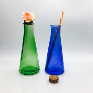 350Ml 35cl Sơn Đầy Màu Sắc Hình Nón Hình Nón Thủy Tinh Bong Bóng Chai Sữa Chai Nước Trái Cây - Product Image 5