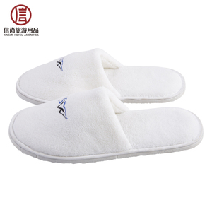 Blanco al por mayor de lana de Coral zapatillas de <span class=keywords><strong>hotel</strong></span> - Product Image 1