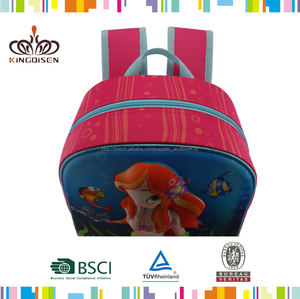 La maternelle élèves sac à dos de bande dessinée fabricants de gros enfants sirène schol sac - Product Image 3