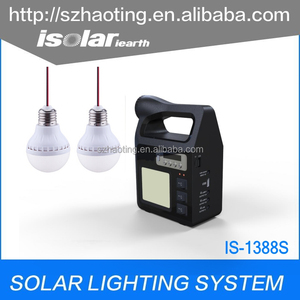 Superpower IS-1388S Portable solaire lampe de poche LED solaire Portable rechargeable torches 3 W solaire camping lumière - Product Image 3