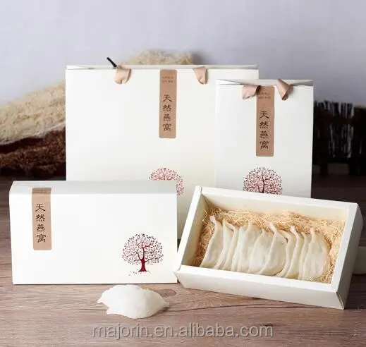 Majorin Customized Printed High Quality Tea Cordyceps Gift Box High-end Bird Nest Packaging Gift Paper Box