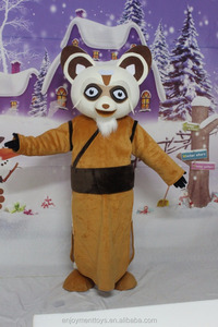 Plezier Cartoon Meester Shifu Mascotte Kostuum Uit Kungfu Panda Film