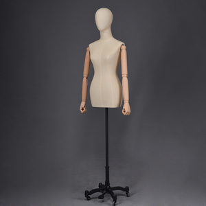 Maniquí de Sastre Femenino <span class=keywords><strong>con</strong></span> Brazo de Madera Articulado - Product Image 3