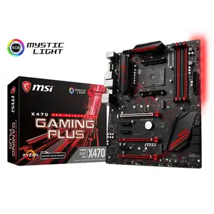 MSI Wholesale AMD X470 GAMING PLUS 64GB DDR4 AM4 SATA M.2 ATXマザーボード