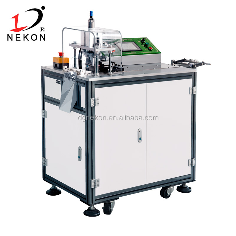Automatic Multiple Pvc Texitil Rubber Non Woven Fabric Ultrasonic Lace Label Cutting Machine