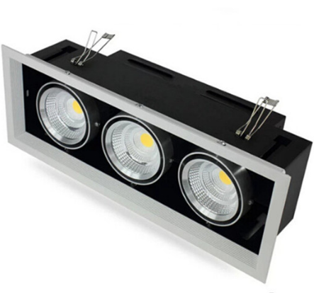 Pabrik Shenzhen Upshine Daya Tinggi Kepala Tunggal/Ganda/Tiga Led Retrofit 30W Cob Led Downlight