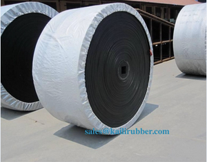 Antistatik 1000mm kemer genişliği kauçuk Polyester kumaş konveyör bant - Product Image 5