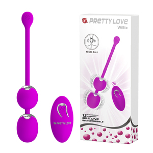 Juguetes Sexuales para Adultos, Bola <span class=keywords><strong>Kegel</strong></span> con Control Remoto, Ejercicio de Fortalecimiento Vaginal, Bolas Ben Wa Vibratorias, Recargables por USB - Product Image 1