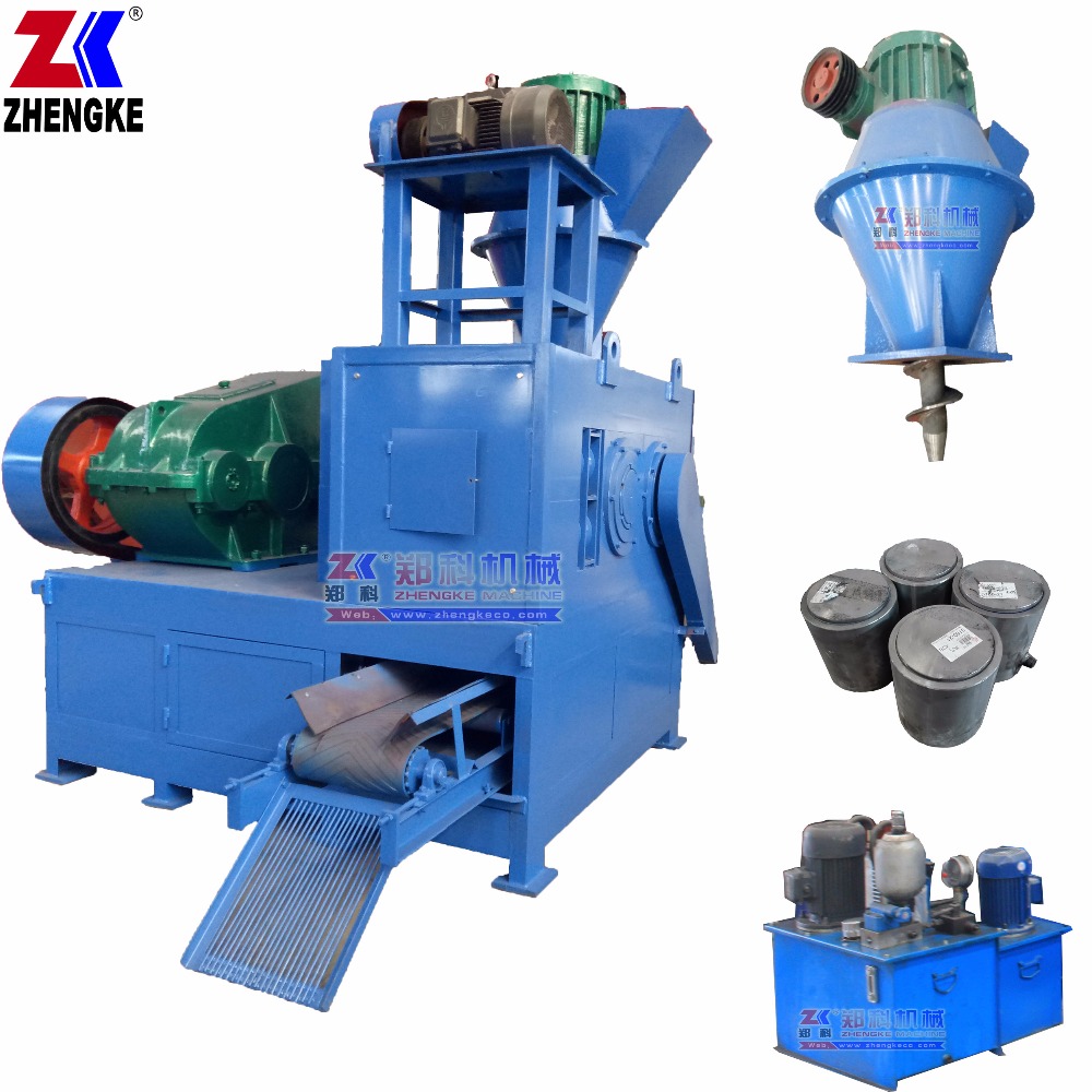 Новое состояние, высокое давление, 2 ролика, пресс-машина для угольных шаров, механическая фабрика