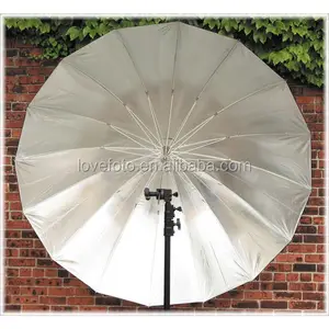 사진 스튜디오 반사 실버 우산 90cm 150cm 180cm 우산 Brolly Softbox 깊은 포물선