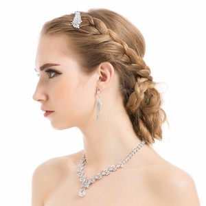 LUOTEEMI — parure de bijoux de mariage en Zircon, en forme de perle, ensemble pour les mariées, nouvelle collection, cadeau de luxe - Product Image 3
