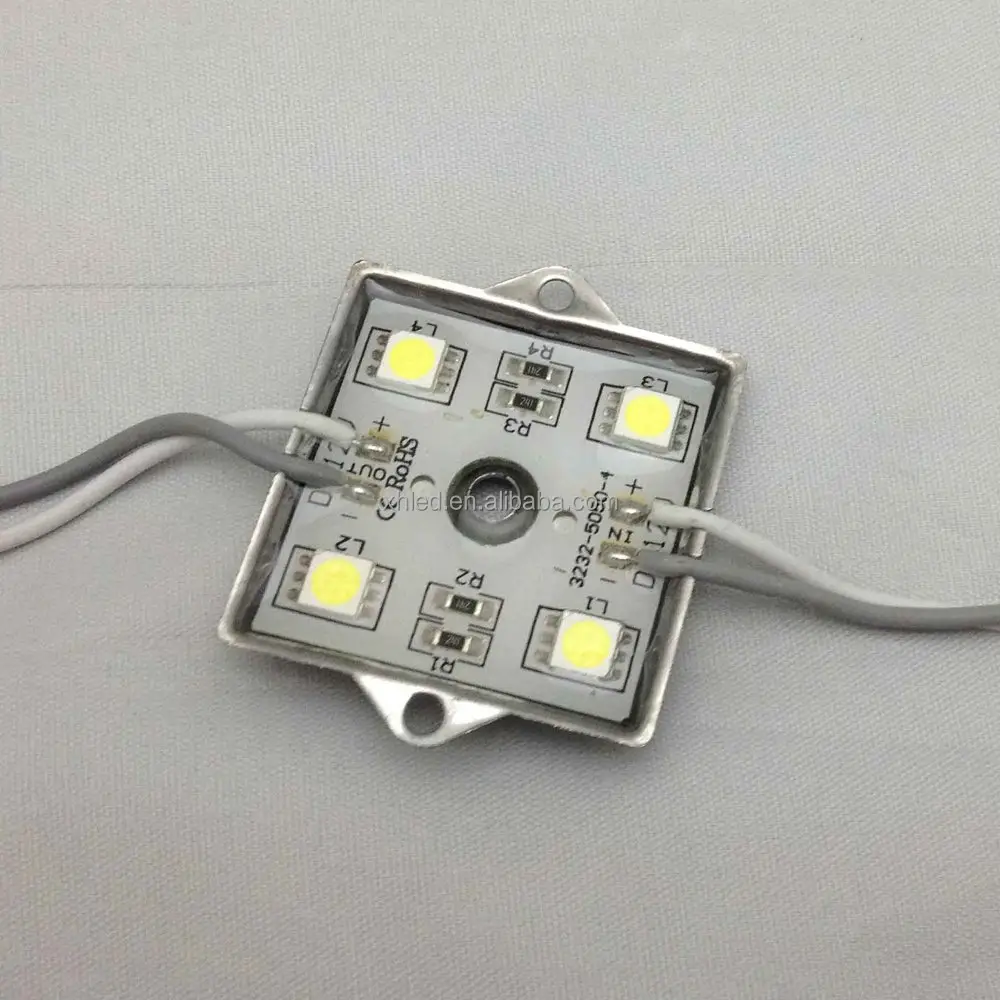 Waterproof IP67 Sign Lighting 4pcs SMD <span class=keywords><strong>5050</strong></span> LED Module 12V For Sign Letter