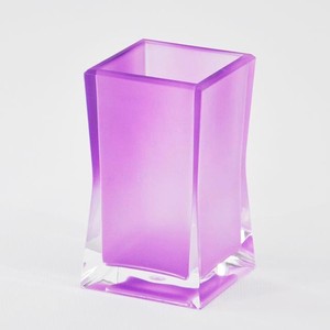 Gobelet de salle de bain en acrylique écologique à surface diamantée transparente pour usage hôtelier - Product Image 5