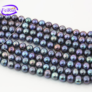 FEIRUN al por mayor venta caliente 10-11mm ronda blanco Natural de agua dulce decoración Strand PERLA para collar perlas sueltas mejor <span class=keywords><strong>Gif</strong></span> - Product Image 1