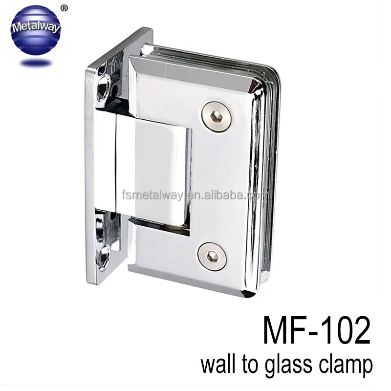 Accessori in vetro per bagno cerniera per porta da parete a vetro a 90 gradi cerniera per fissaggio porta doccia